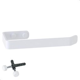 Suporte Porta Papel Higiênico de Parede Branco F.plus - 3