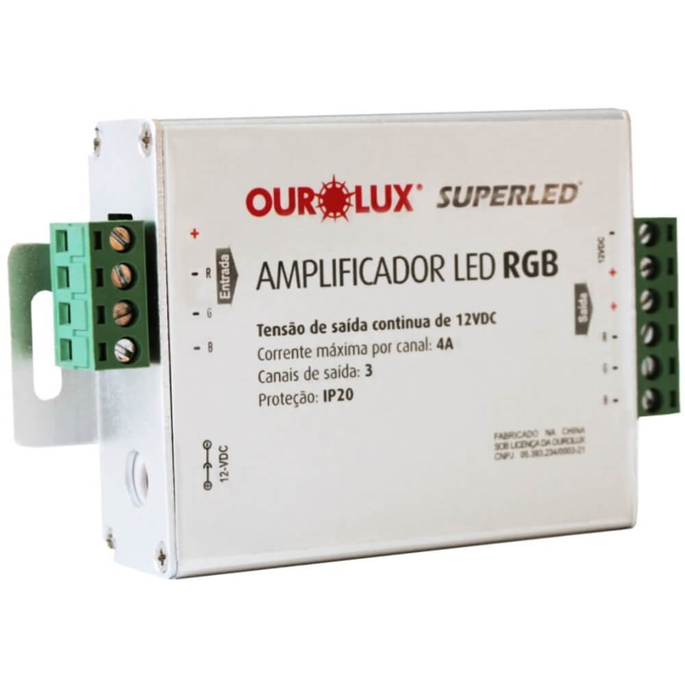 Amplificador Rgb 3hc 12a 2700k - 03691 - Ourolux