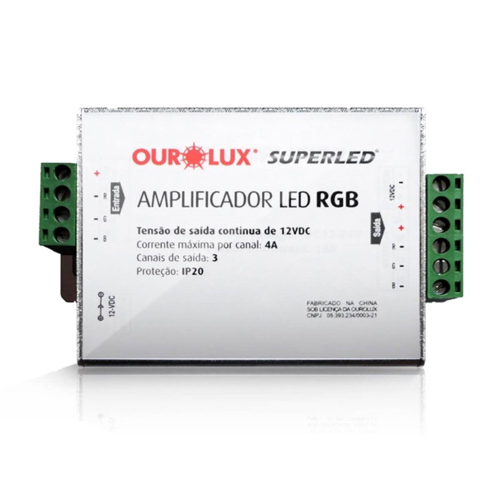 Amplificador Rgb 3hc 12a 2700k - 03691 - Ourolux - 2