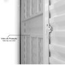 Janela de Alumínio Veneziana 100x150cm 3 Folhas 1 Fixa com Grade e Vidro Liso Soft Plus MGM Branco - 4