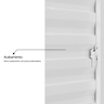 Janela de Alumínio Veneziana 100x100cm 3 Folhas Vidro Liso Soft Plus MGM  - 9