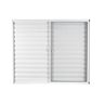 Janela de Alumínio Veneziana 100x120cm 3 Folhas Vidro Liso Soft Plus Mgm - 2