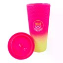 Ver imagem 3 de Copo C/ Canudo Texturizado 700ml Power Solar Degrade Uatt