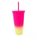 Ver imagem 2 de Copo C/ Canudo Texturizado 700ml Power Solar Degrade Uatt