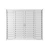 Janela de Alumínio Veneziana de Correr 100x120cm 4 Folhas Sem vidro Soft Plus MGM  - 2