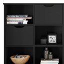 Ver imagem 5 de Nicho Organizador c/ 3 Gavetas Vintage Haia Q01 Preto - ADJ Decor