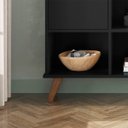 Ver imagem 4 de Nicho Organizador c/ 3 Gavetas Vintage Haia Q01 Preto - ADJ Decor