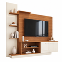 Ver imagem 3 de Estante para TV até 55 Polegadas Havana 2 Portas Cinamomo/Off White - Fellicci Móveis