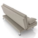 Ver imagem 6 de Sofá Cama para Sala de Estar Quarto 193cm Bela M22 Suede Bege - Mpozenato