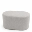Ver mais imagens de Kit Sofá + Puf Star 210 cm Orgânico 2 Lugares Sala Recepção:Cinza/Bouclé