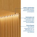 Ver imagem 7 de Guarda Roupa Planejado 7 Portas 2 Mesas Cabeceira Samambaia CabeCasa MadeiraOriginals Carvalho
