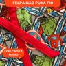 Roupão Aveludado Lepper Estampado Personagens Infantil Vingadores P - 3