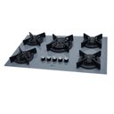 Ver imagem 1 de Fogão Cooktop Fischer 5q Tc Infinity Gás Mesa Vidro Eiger Bivolt