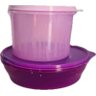 Tupperware Kit 2 Peças Tigelas 1l e 1,1l Rosa e Roxa Tupperware Kit 2 Peças Tigelas 1l e 1,1l Rosa e - 4