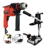 KIT FURADEIRA DE BANCADA 1/2 500W + SUPORTE COM MORSA - 1