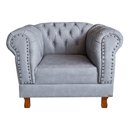 Ver imagem 2 de Kit 2 poltronas Chesterfield Capitonê Duque ECO Cinza Decoração, Recepção, Salas de Tv e Estar