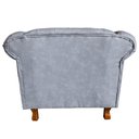 Ver imagem 5 de Kit 2 poltronas Chesterfield Capitonê Duque ECO Cinza Decoração, Recepção, Salas de Tv e Estar