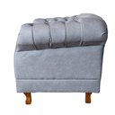 Ver imagem 4 de Kit 2 poltronas Chesterfield Capitonê Duque ECO Cinza Decoração, Recepção, Salas de Tv e Estar
