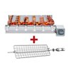 Churrasqueira Giratória Artinox Grill Kit Baixo com 6 Espetos, 1 andar e 1 Motor Bivolt do Lado - 1