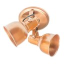 Ver imagem 2 de Luminária Spot em Alumínio 2 Lâmpadas Itamonte E27 Diversas Cores Avelã Metalizado