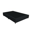 Ver imagem 1 de Cama Box Casal SP Móveis Suede Preto - 42x138x188