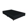 Cama Box Casal SP Móveis Suede Preto - 42x138x188 - 1