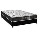Ver imagem 1 de Cama Box Casal: Colchão Molas Probel Prolastic Sleep + Base Crc Suede Black(138x188)