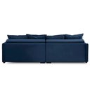 Ver imagem 7 de Sofá Cama Retrátil 2,10m com Molas Cora Veludo Azul