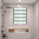 Ver imagem 1 de Vitro Basculante 100x80 Alumínio Brilhante Vidro Liso