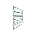 Ver imagem 3 de Vitro Basculante 100x80 Alumínio Brilhante Vidro Liso