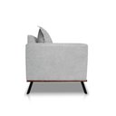 Ver imagem 4 de Sofá 2 Lugares Decorativo Atlas 1,60cm Pés Retro Linho Boucle Cinza 3205 -vimont Moveis