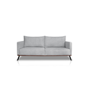 Ver imagem 5 de Sofá 2 Lugares Decorativo Atlas 1,60cm Pés Retro Linho Boucle Cinza 3205 -vimont Moveis