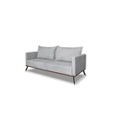 Ver imagem 6 de Sofá 2 Lugares Decorativo Atlas 1,60cm Pés Retro Linho Boucle Cinza 3205 -vimont Moveis