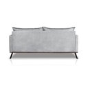 Ver imagem 3 de Sofá 2 Lugares Decorativo Atlas 1,60cm Pés Retro Linho Boucle Cinza 3205 -vimont Moveis