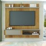 Painel para Tv até 65 Polegadas Ripado 1,80m Londres Buriti / Cacau Caemmun - 2