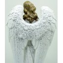 Ver imagem 4 de Anjo Decorativo Musico Violinista Branco Enfeite Resina 38cm