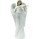 Ver imagem 1 de Anjo Decorativo Musico Violinista Branco Enfeite Resina 38cm