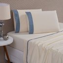 Ver imagem 3 de Jogo Lençol Algodão Torino King 4 Pçs Palha