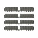 Ver imagem 1 de KIT - Estrado Plástico (8 un = 1m²) 2,5x25x50 Preto - Della Plast