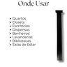 Kit 2 Suportes de Parede 40cm Aço Fixação Oculta para Prateleiras Estrutura Durável - 8