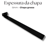 Kit 2 Suportes de Parede 40cm Aço Fixação Oculta para Prateleiras Estrutura Durável - 3