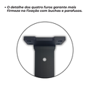 Ver mais imagens de Kit 2 Suportes de Parede 40cm Aço Fixação Oculta para Prateleiras Estrutura Durável