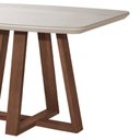 Ver imagem 3 de Mesa Benedicta Natural Off White com 4 Cadeiras Verona Linho Bege 160x90