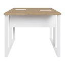 Ver imagem 4 de Plataforma de Trabalho para Escritório para 2 Lugares MDF MDP 90cm Macadâmia F5 Office