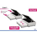 Ver imagem 5 de Cama Baú c/Aux Crc Solteiro+Colchão Molas Pró Vida Ortobom