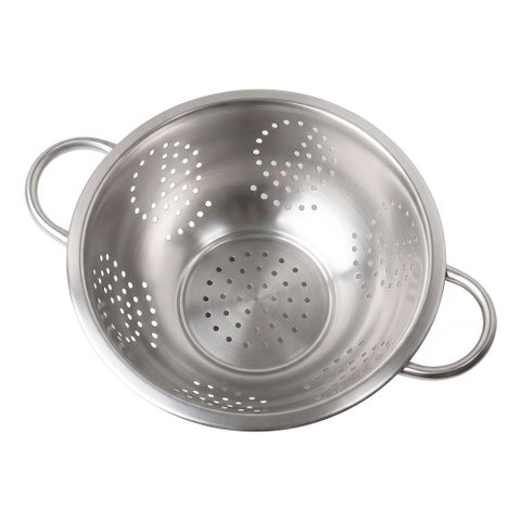 Escorredor de Macarrão e Alimentos em Inox 24cm - Lehaví