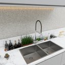 Ver imagem 4 de Escorredor Louça Acetinado Escovado Design Moderno Technox INOX