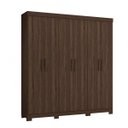 Ver imagem 3 de Conjunto Quarto de Casal Guarda-Roupa Casal 6 Portas 2 Gavetas e Penteadeira Espresso Móveis