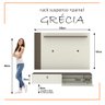 Rack com Painel Ripado Suspenso para Tv até 70 Polegadas 2 Portas Grécia 180cm - 10