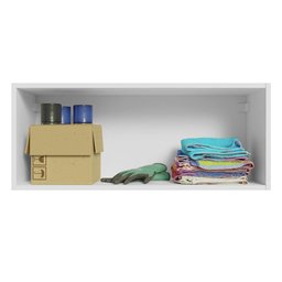 Armário Aéreo Multiuso 80cm 1 Porta Basculante Agata Madesa - 4